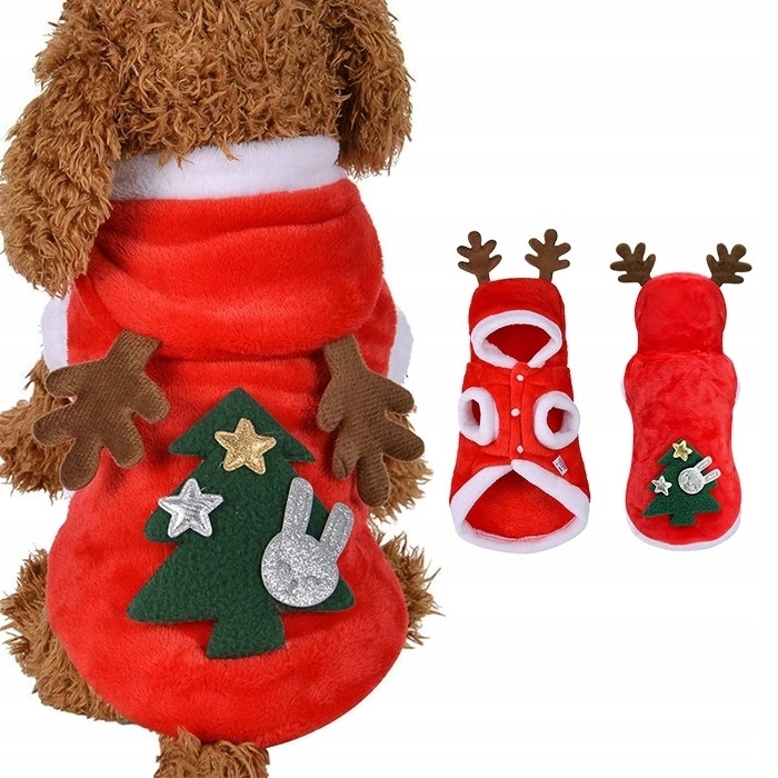 Levně Vánoční obleček pro psa Velikost XXL Střední pejsek 7-9 Kg