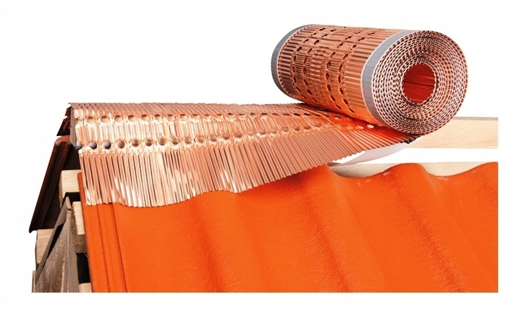 TAŚMA KALENICOWA OPTI-ROOL 300mm 5 mb Miedziana Typ akcesoriów taśma