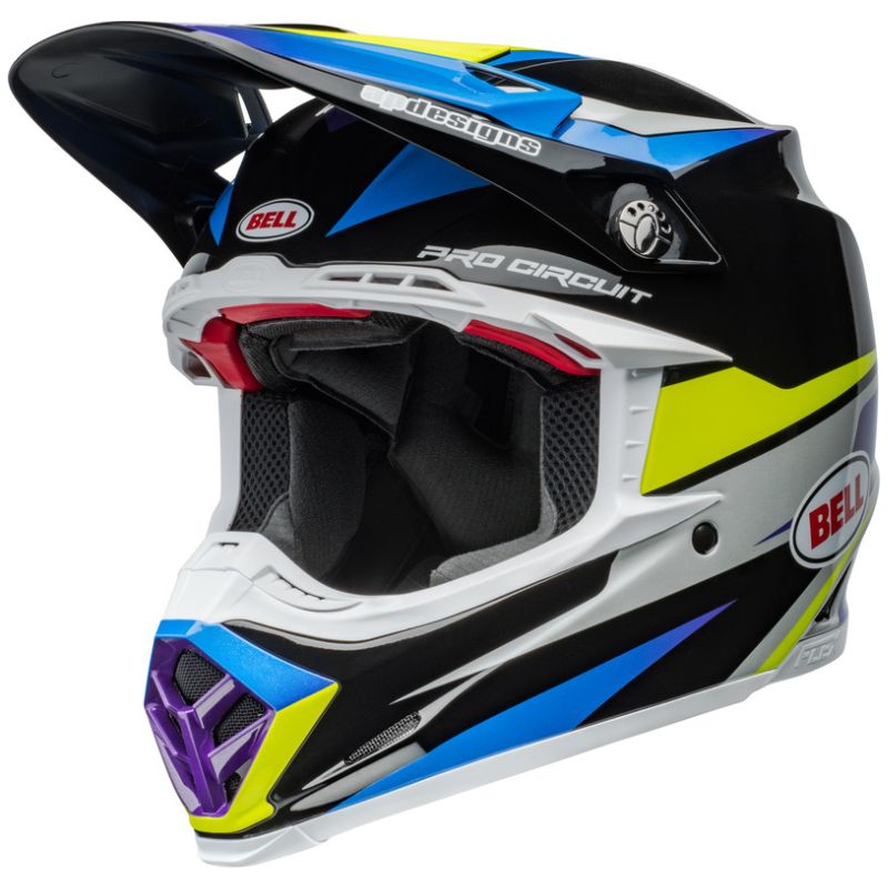 Prilba Štvorkolka Bell Moto-9s Flex Pro Circuit, 24 Veľ . S