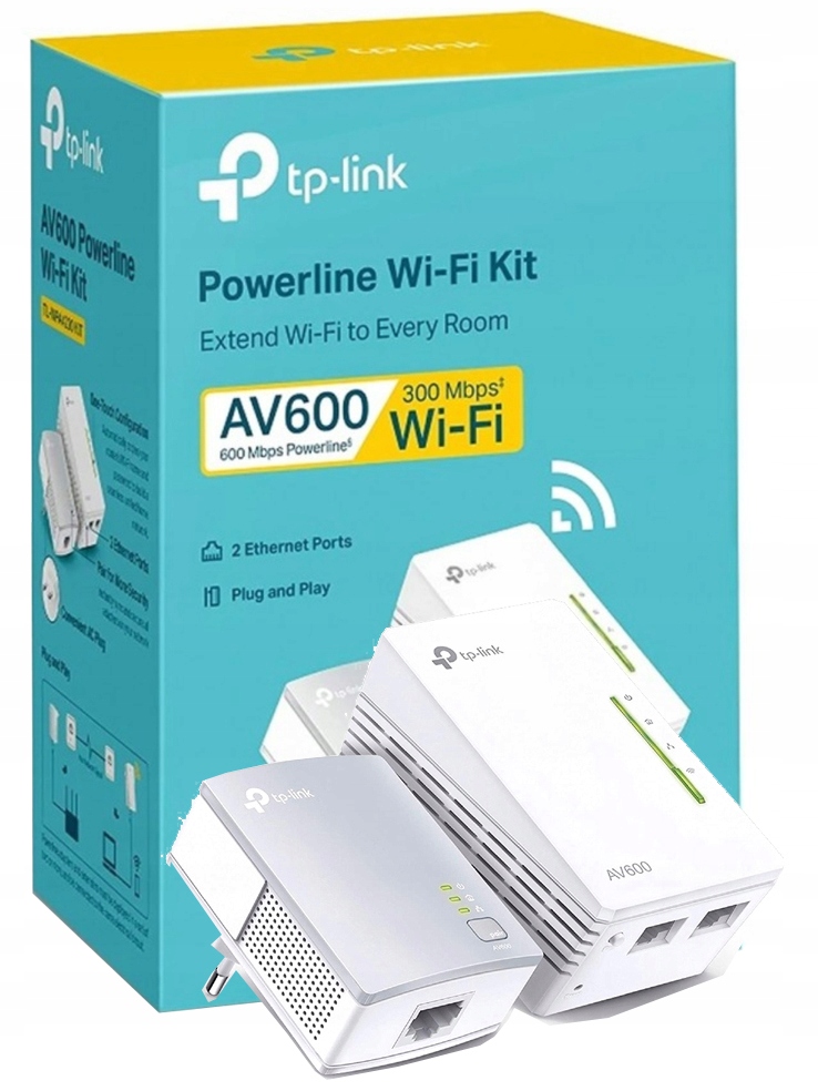Síťový Vysílač Power Line Tp-link TL-WPA4220KIT S Wifi AV600