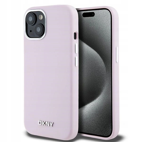 Dkny DKHMP15SSMCHLP iPhone 15 14 136.1 růžový/pink hardcase Liquid Sili
