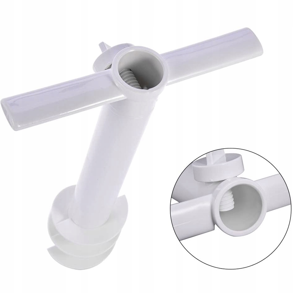 UCHWYT WKRĘCANY MOCOWANIE KOTWA SZPILKA DO PARASOLA NA PLAŻĘ DO OGRODU Materiał wykonania tworzywo sztuczne