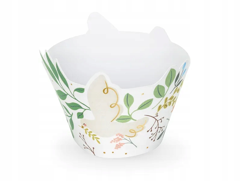 

Papilotki na muffinki Kwiaty-Gołąbek, 5x7,5x6,5cm