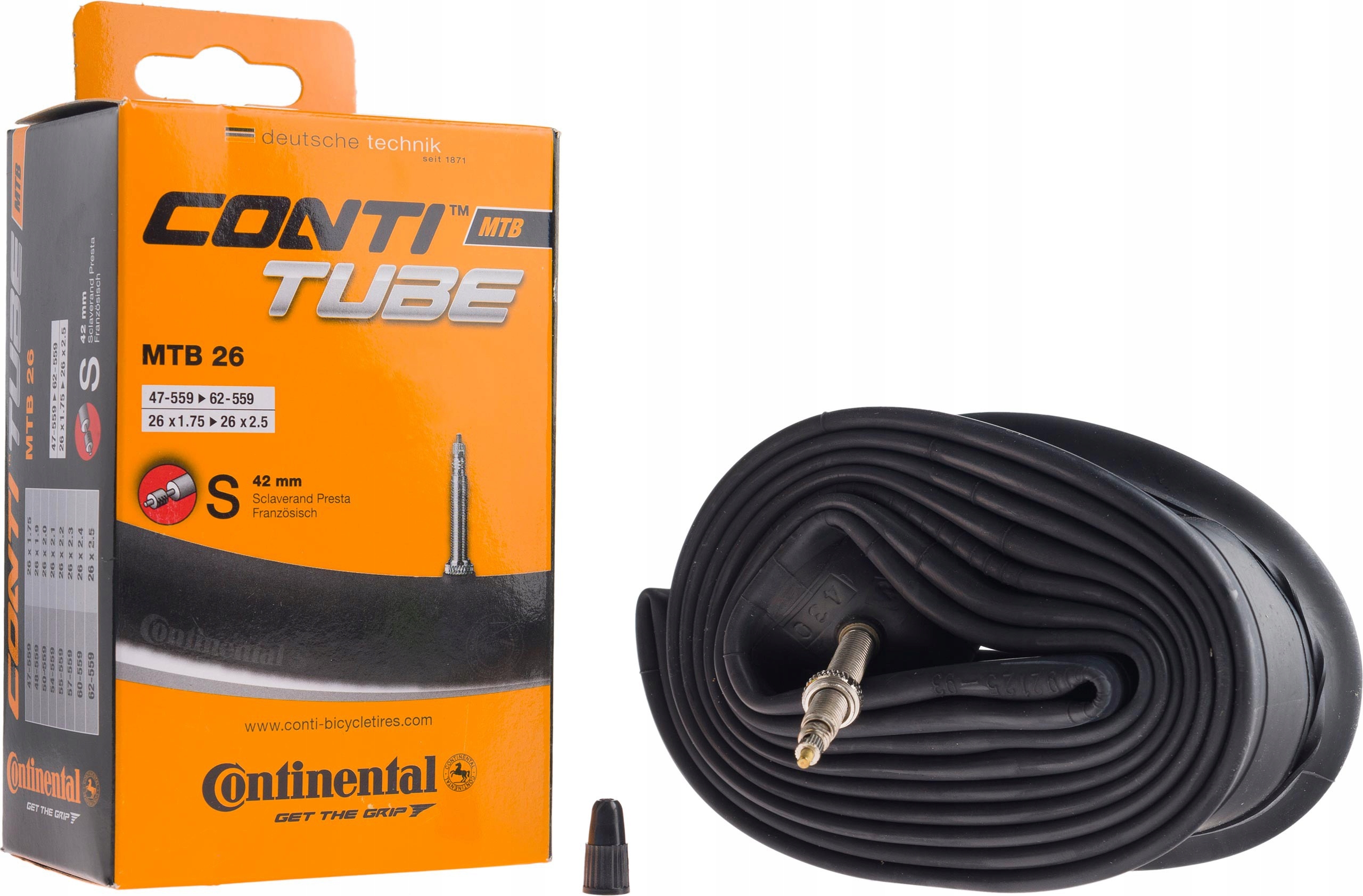 

Dętka 26 x 1,75/2,50 Continental FV-42MM Presta