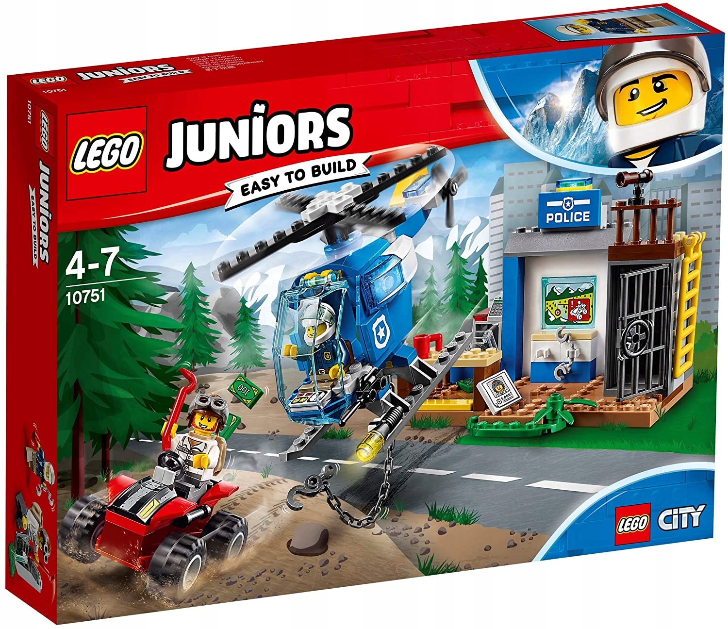 Lego Juniors 10751 Horská Policejní Honička Gdaňsk