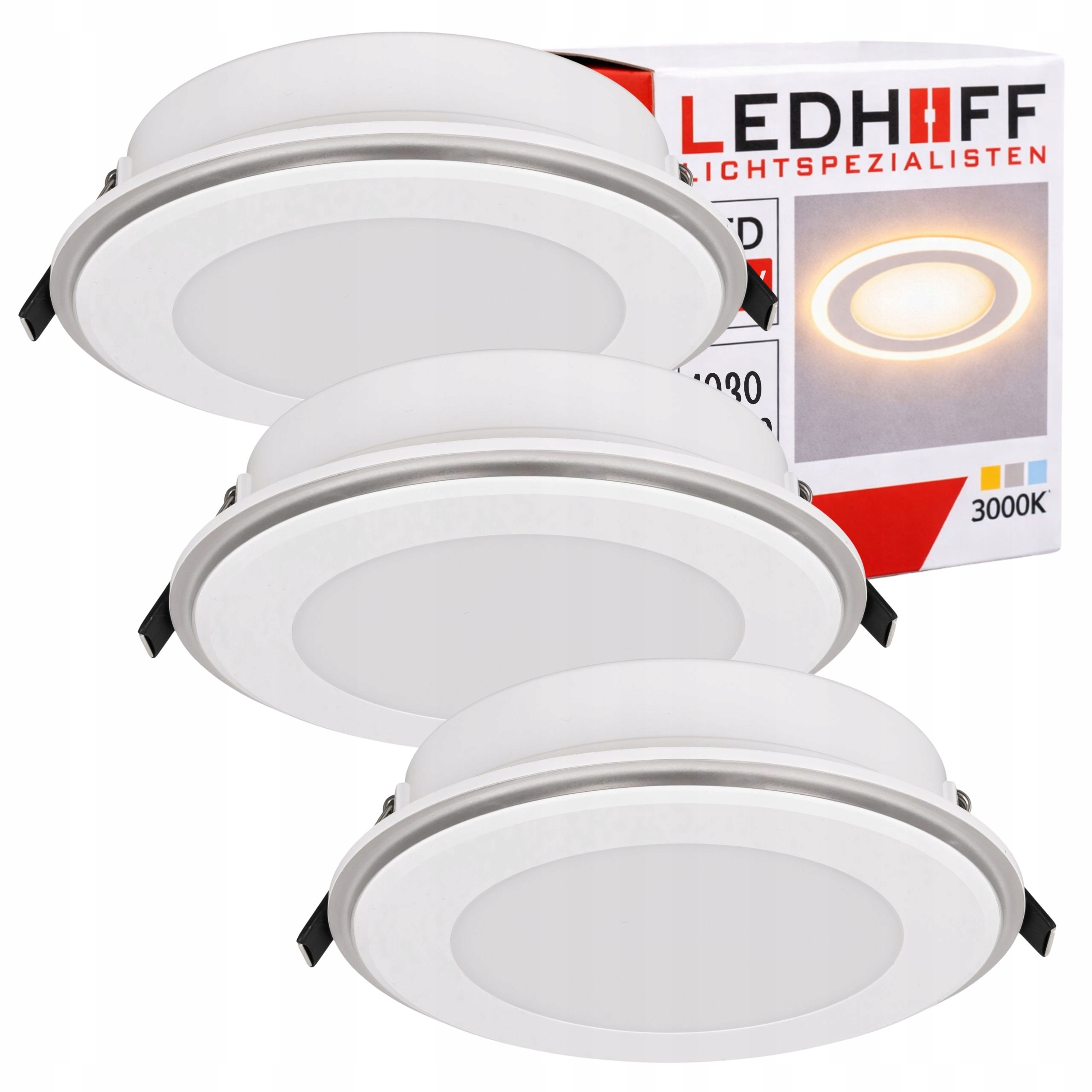 Stropní Led svítidlo 3x Spot Světlo Teplé bílé 3000K na strop, závěsné