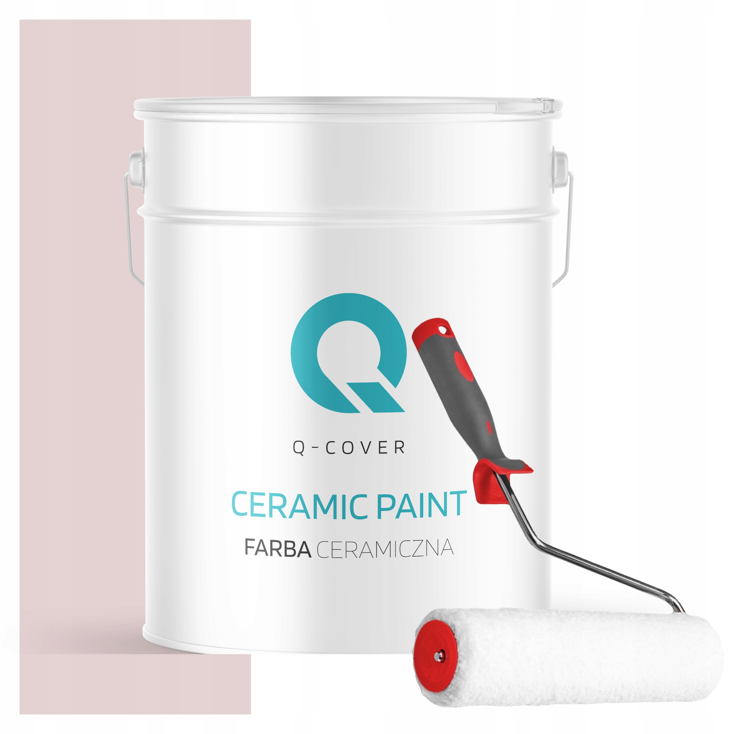 Keramická Farba Na Stenu, Farba Pudrová Ružová Svetlo H3266 10L Matná Valček