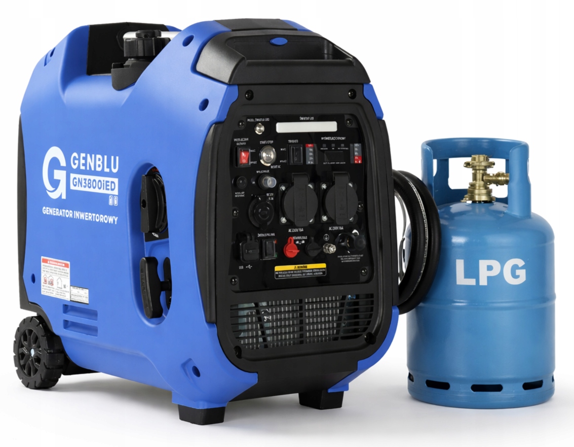 Invertorový generátor Genblu GN3800iED 3800W Lpg benzín Eco