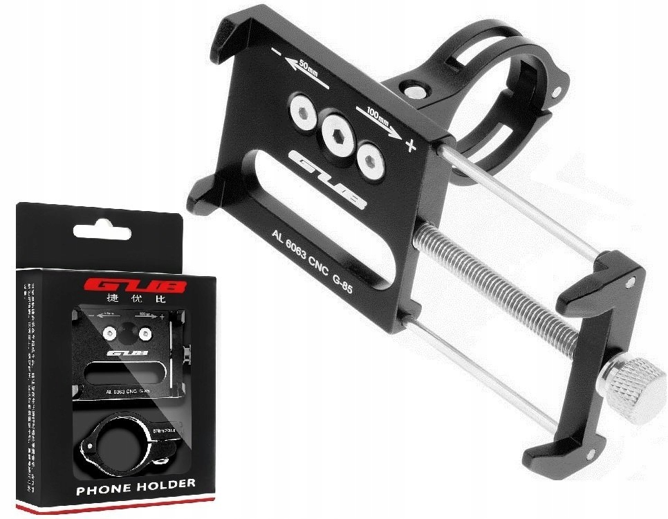 

Uchwyt Telefonu Rowerowy Motocyklowy Gub Aluminium
