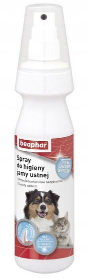 Sprej Pro Ústní Hygienu Pro Psa A Kočku, Svěží Dech Zubů 150 ML