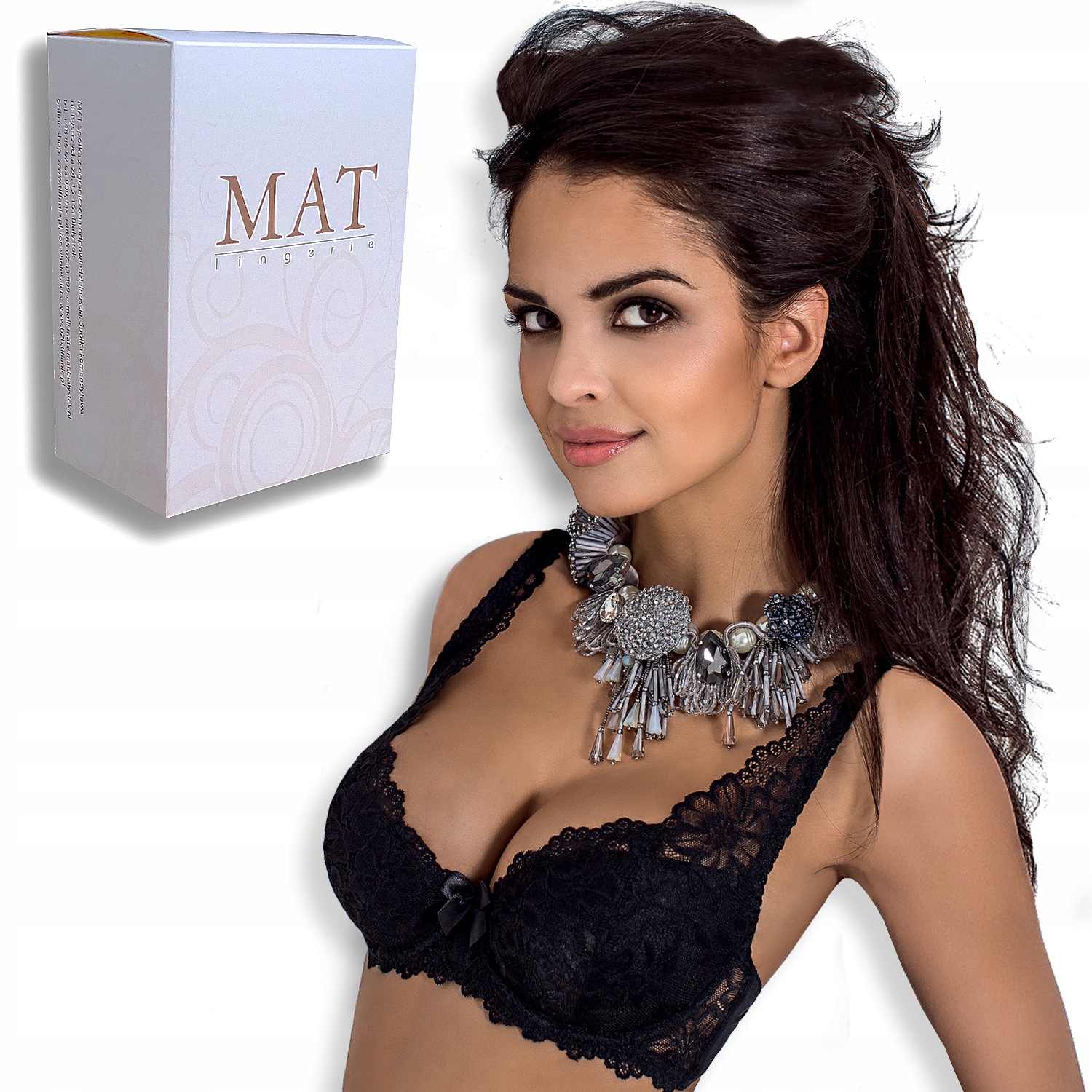 Mat vyztužená podprsenka Carmela Big černá 95F