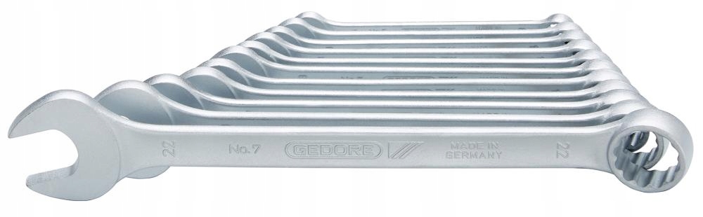 Kľúče 8-22 mm DIN3113A ploché, 11 kusov