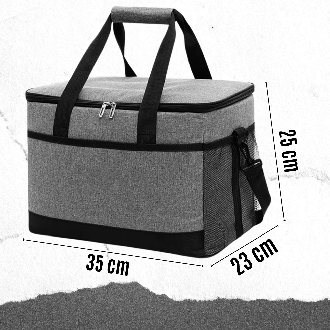 TORBA TERMICZNA TERMOIZOACYJNA TURYSTYCZNA PODRÓŻNA +2 WKŁADY CHŁODZĄCE 18L EAN (GTIN) 5904933592111