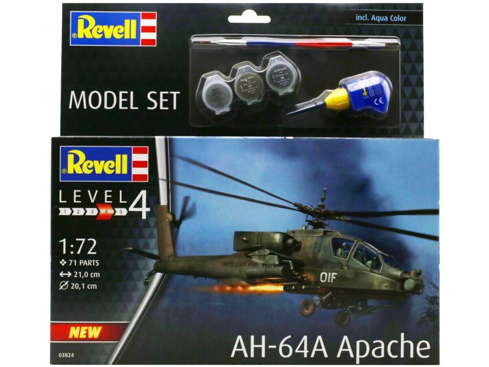 Sada Model 1:72 AH-64A Apache Revell 63824