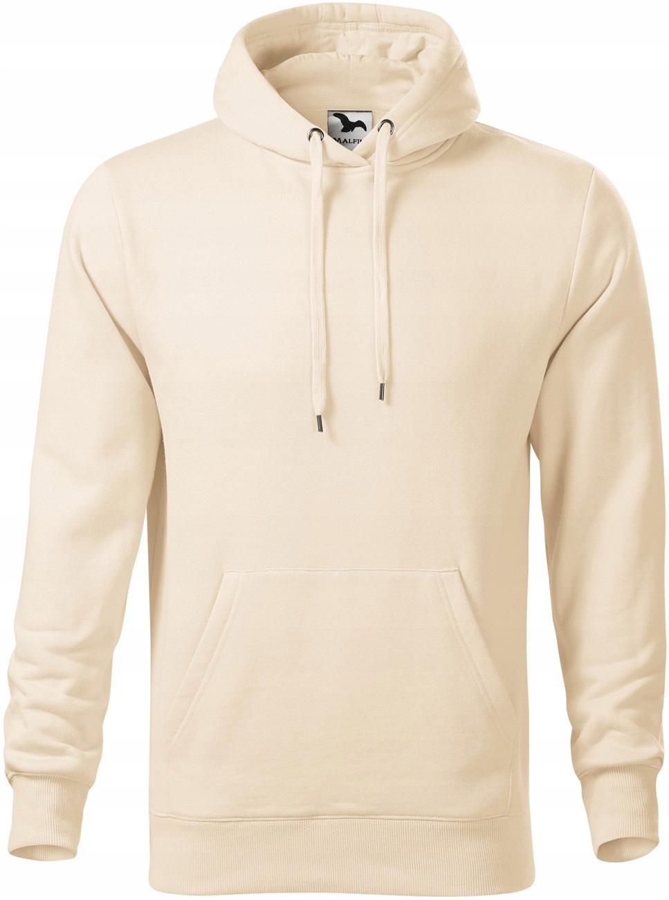 Pánská sportovní mikina Malfini Cape413 s kapucí Bavlna Terry mandlová S