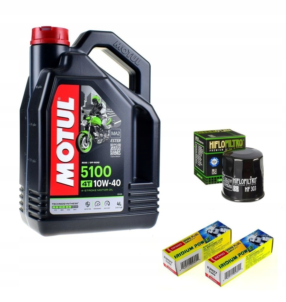 Olej Motul Filtr Svíčky Kawasaki VN-2000 Vulcan