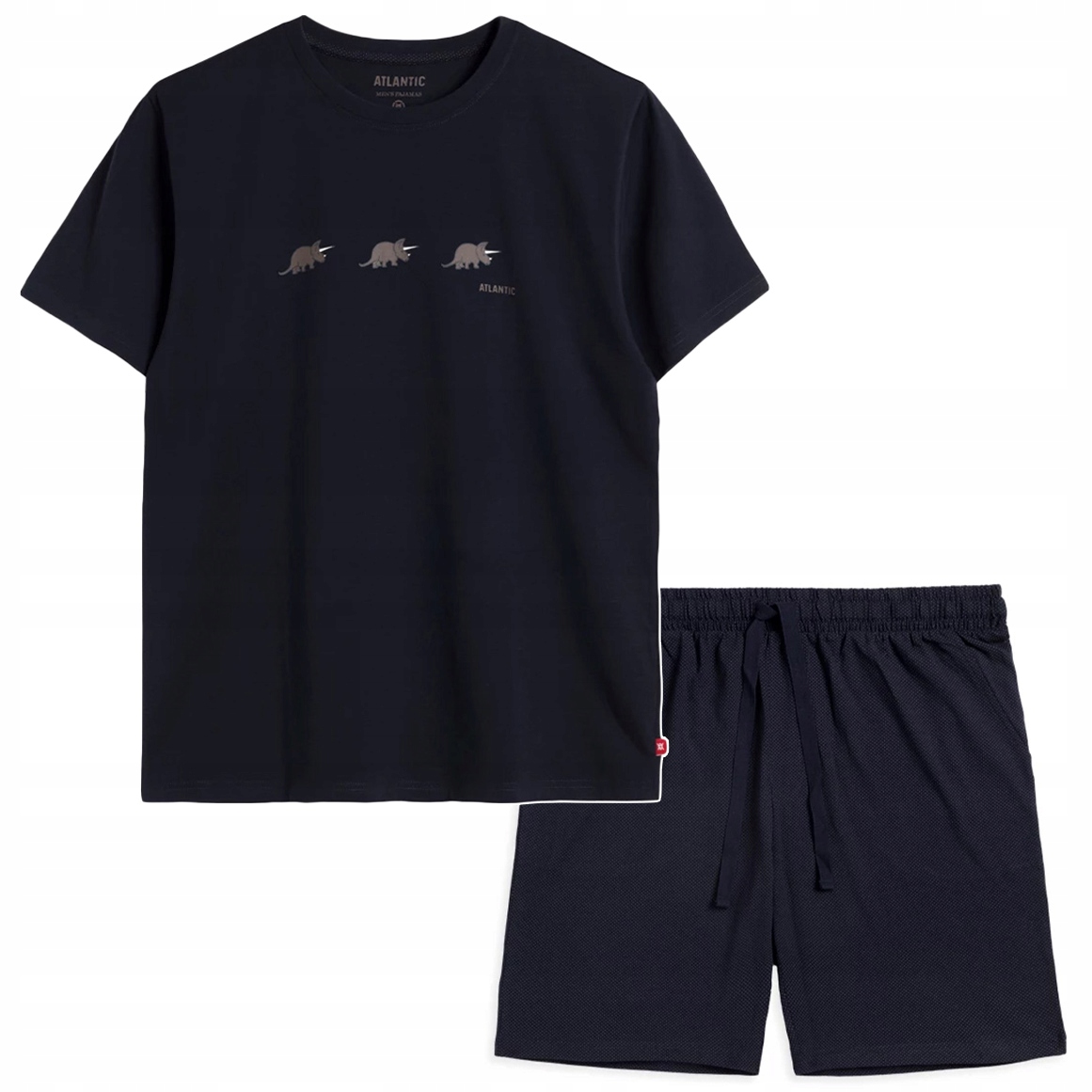 Atlantic NMP-371 pánské bavlněné pyžamo s krátkým rukávem Letní M