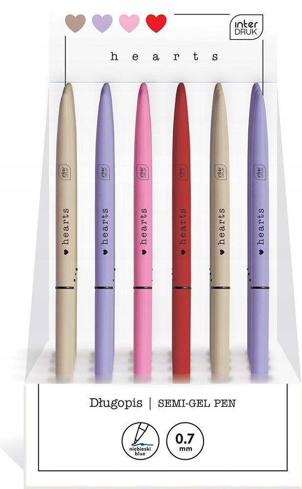 DŁUGOPIS SLIM HEARTS  7130 A'24