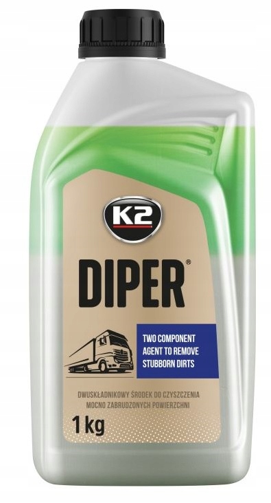 K2 Diper Piana aktywna dwuskładnikowa do mycia silnika plandek naczep Tir