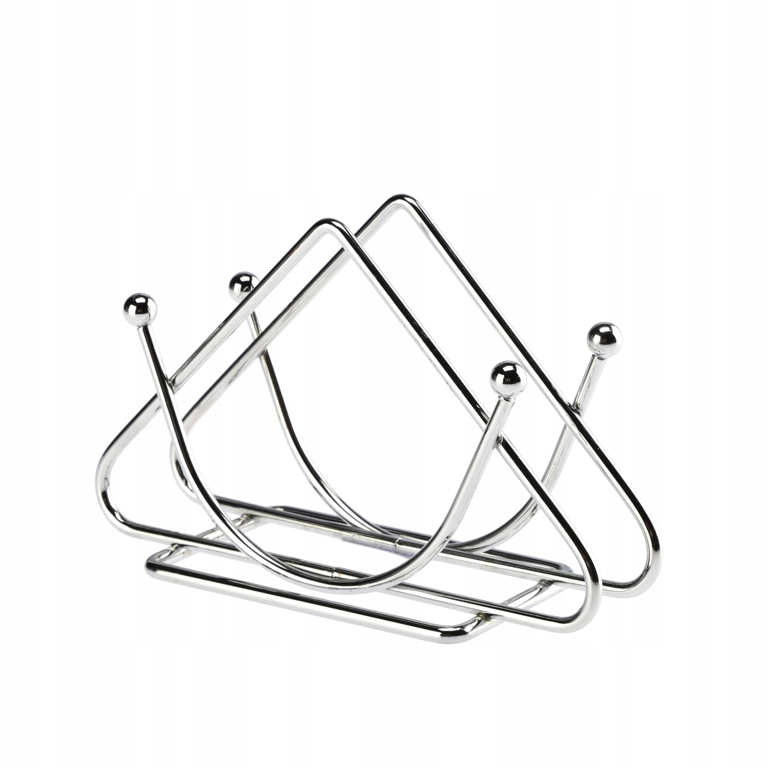 Serwetnik INOX NIERDZEWNY chrom stojak na serwetki Galicja