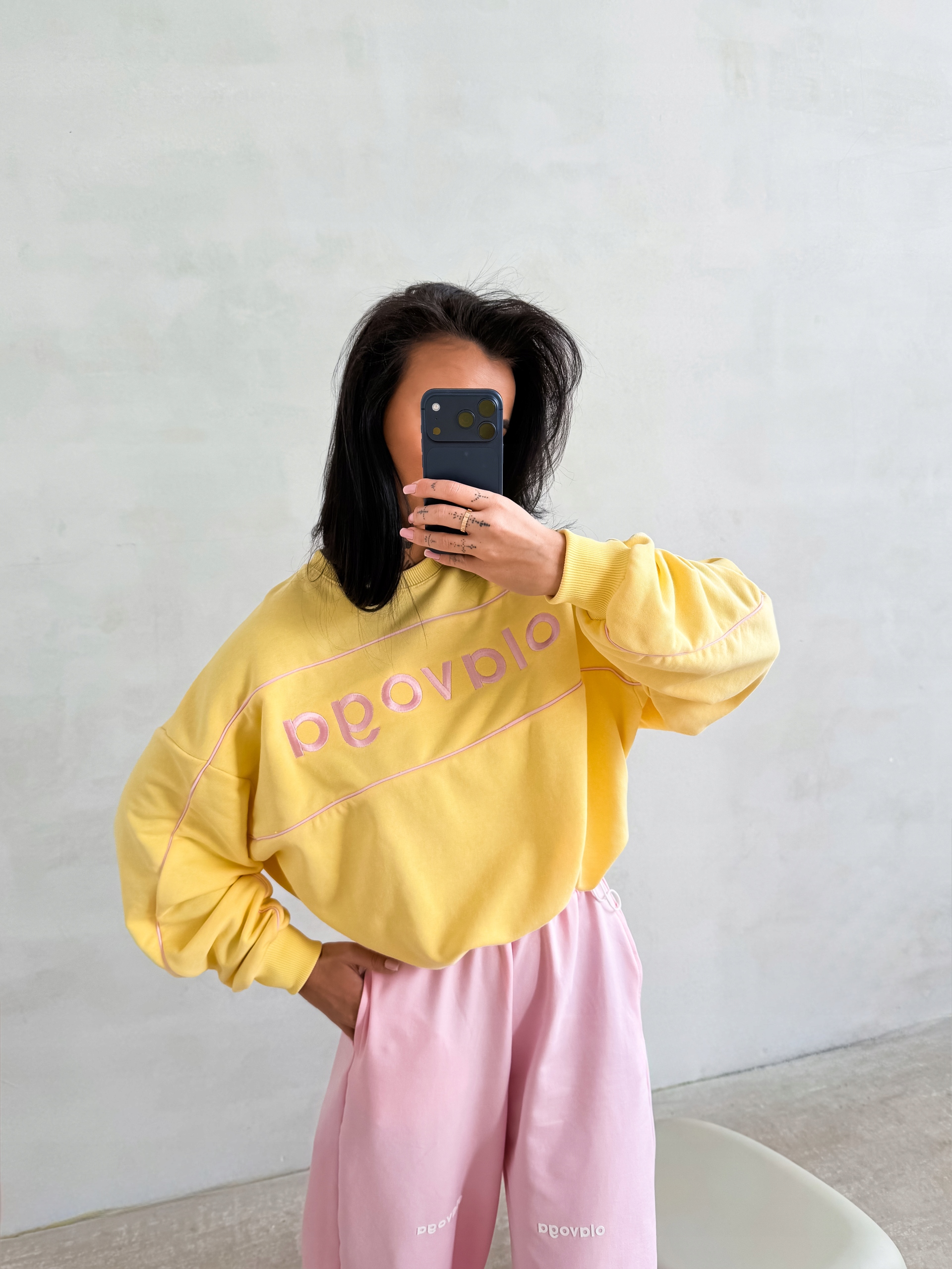 Mikina Mellow Olavoga Žlutá M