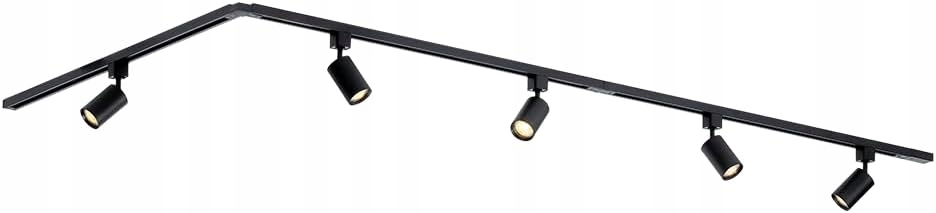 Led koľajnicový systém Qub Focus III 1-fázový 300 cm 5 reflektorov GU10