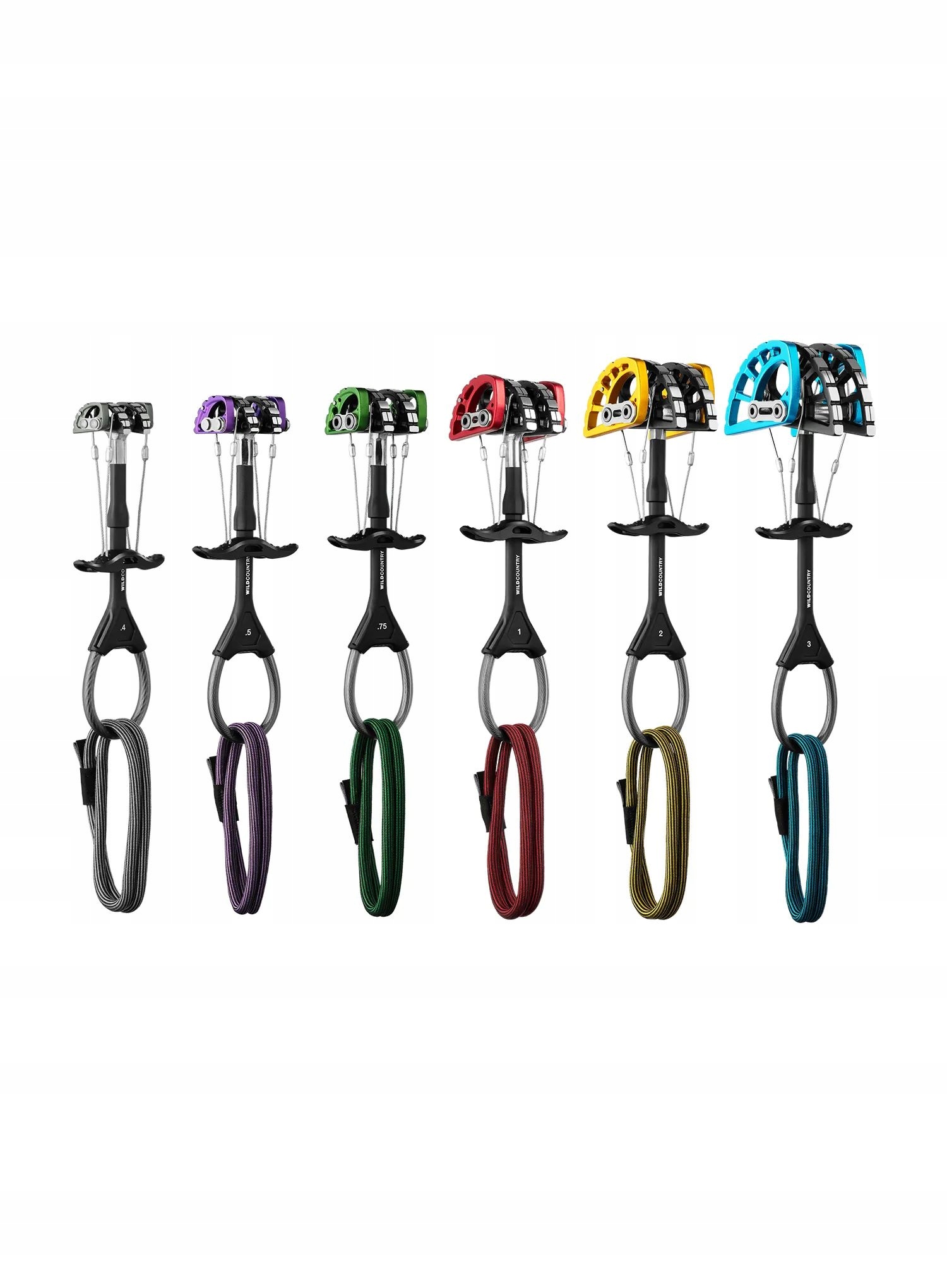 Friendy wspinaczkowe Wild Country Friend Set 0.4, 0.5, 0.75, 1, 2, 3