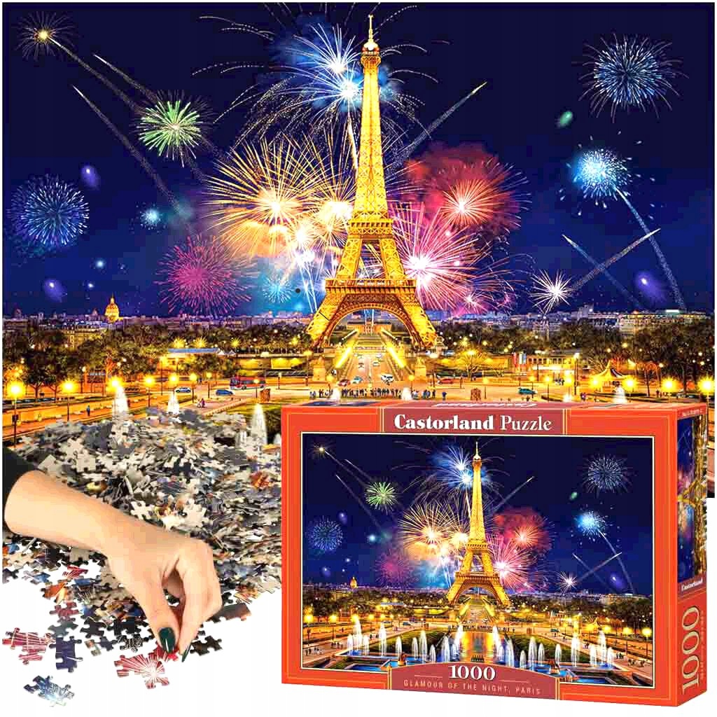 EuroGraphics Paris Eiffel Tower Puzzle (1000 Piece), Model:6000-0765