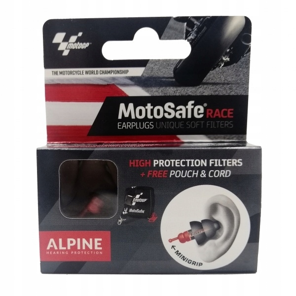Stopery zatyczki do uszu Alpine MotoSafe Race MotoGP