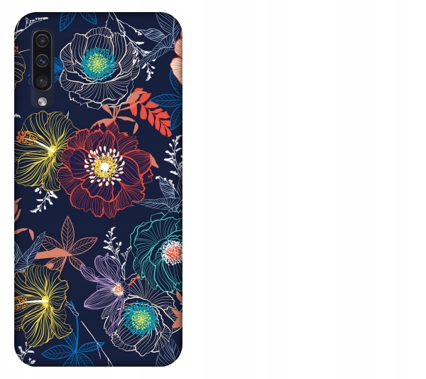 

Etui pokrowiec Samsung Galaxy A50 Tropical floral