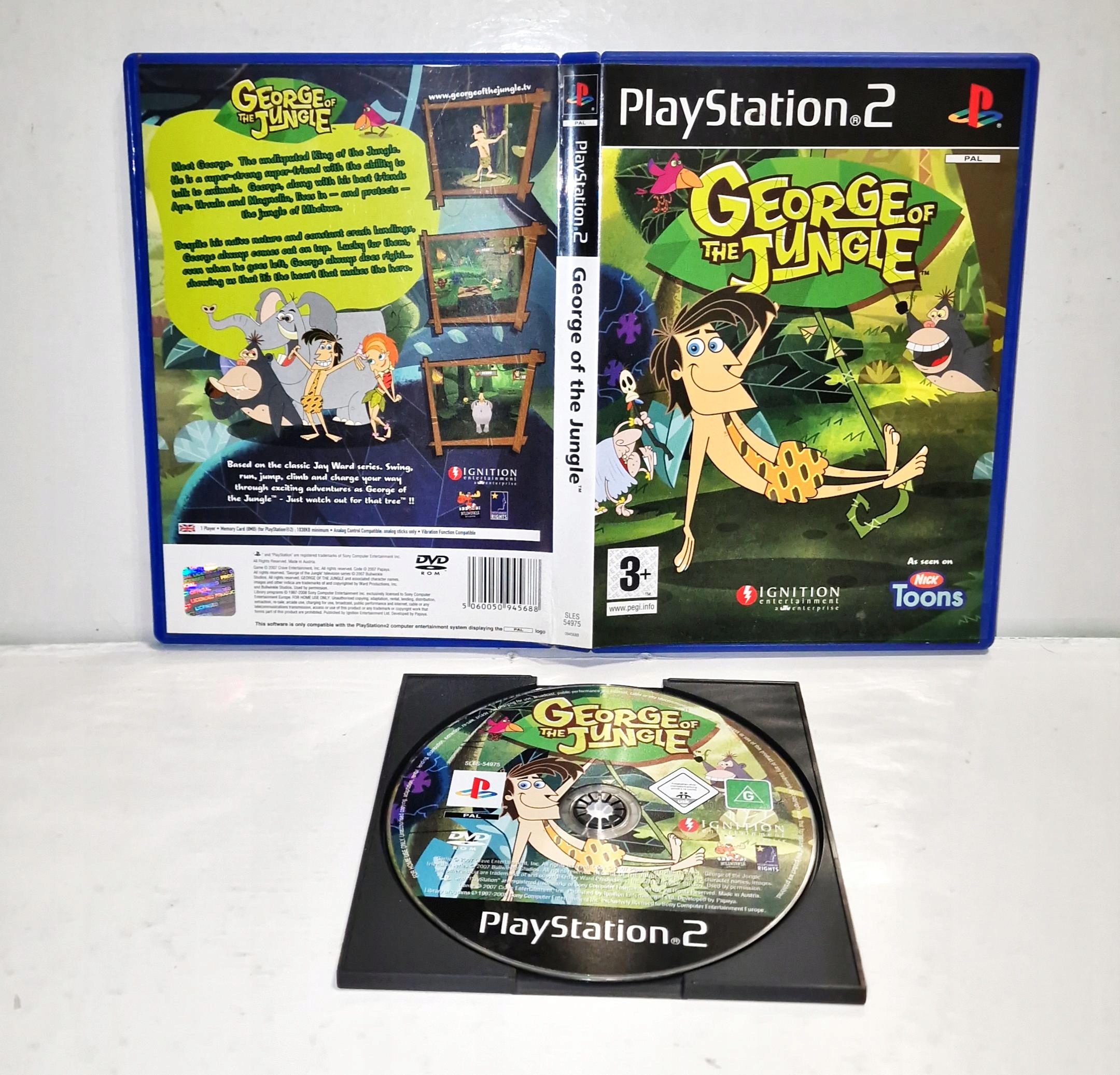 Gra GEORGE OF THE JUNGLE PS2 CZYTAJ OPIS !!!