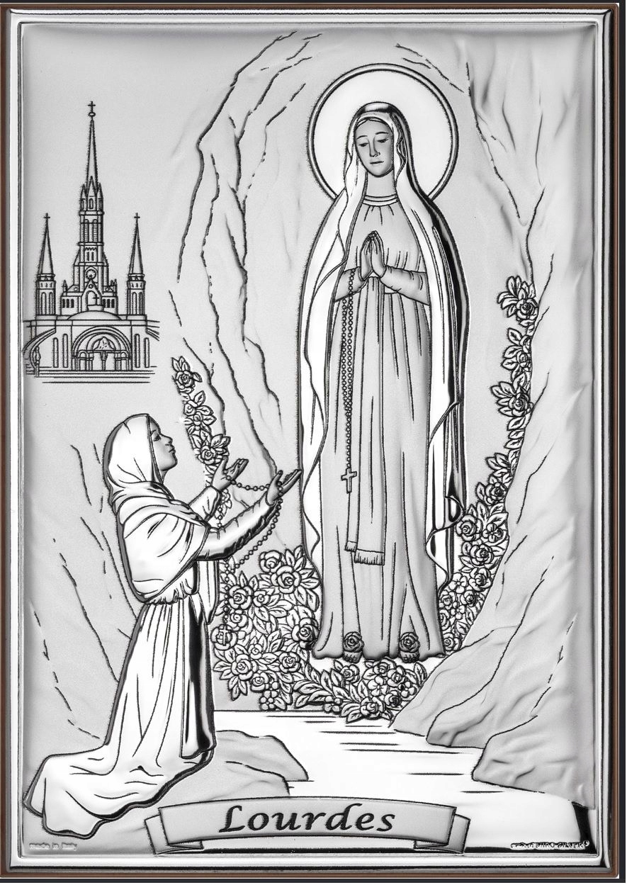 Obraz Panna Mária z Lurdov SA0003/3 Gravírovanie Zadarmo!