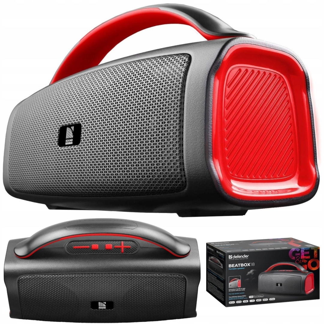 Přenosný Reproduktor Beatbox 18 Bluetooth 20W BT5.4 Fm Rádio MP3 Dvoupásmový