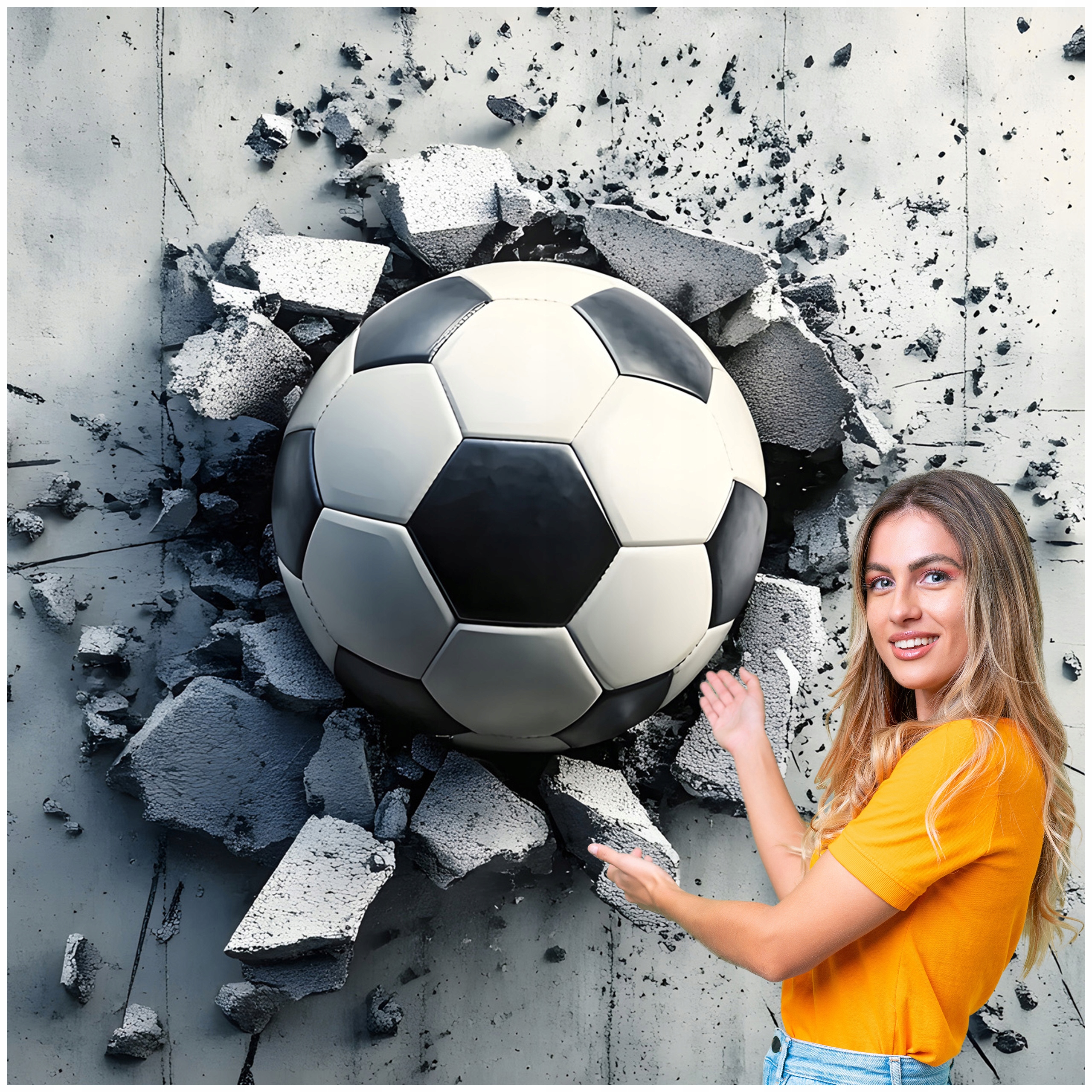 3D fototapeta Pre Mládež Futbal 490x260 DMPN08W