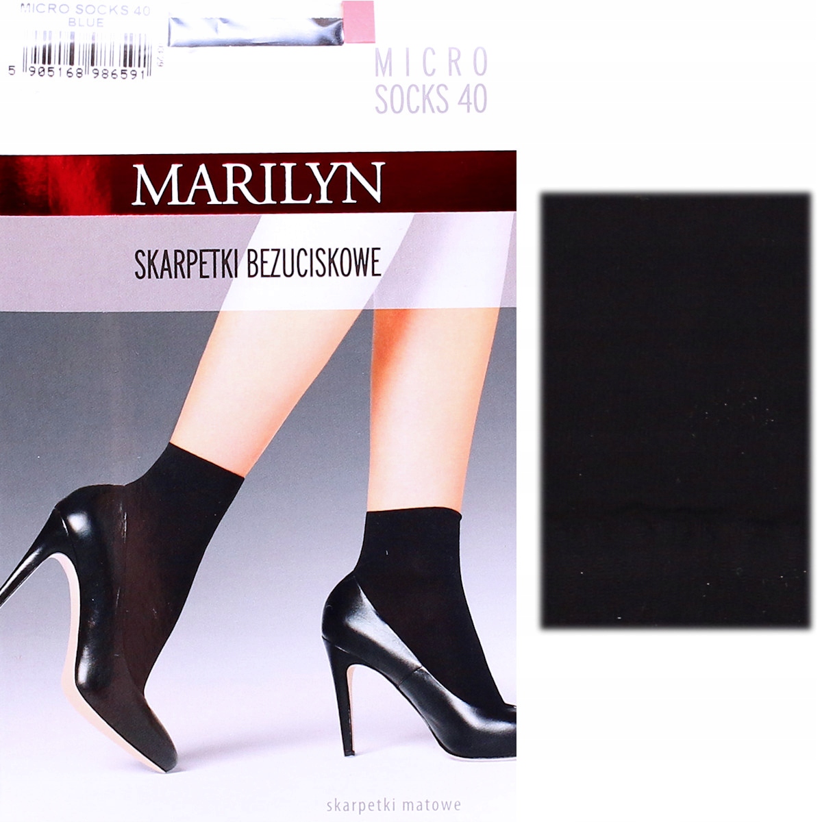 

Marilyn Skarpetki Micro Socks 40 Uni nero 2 pary