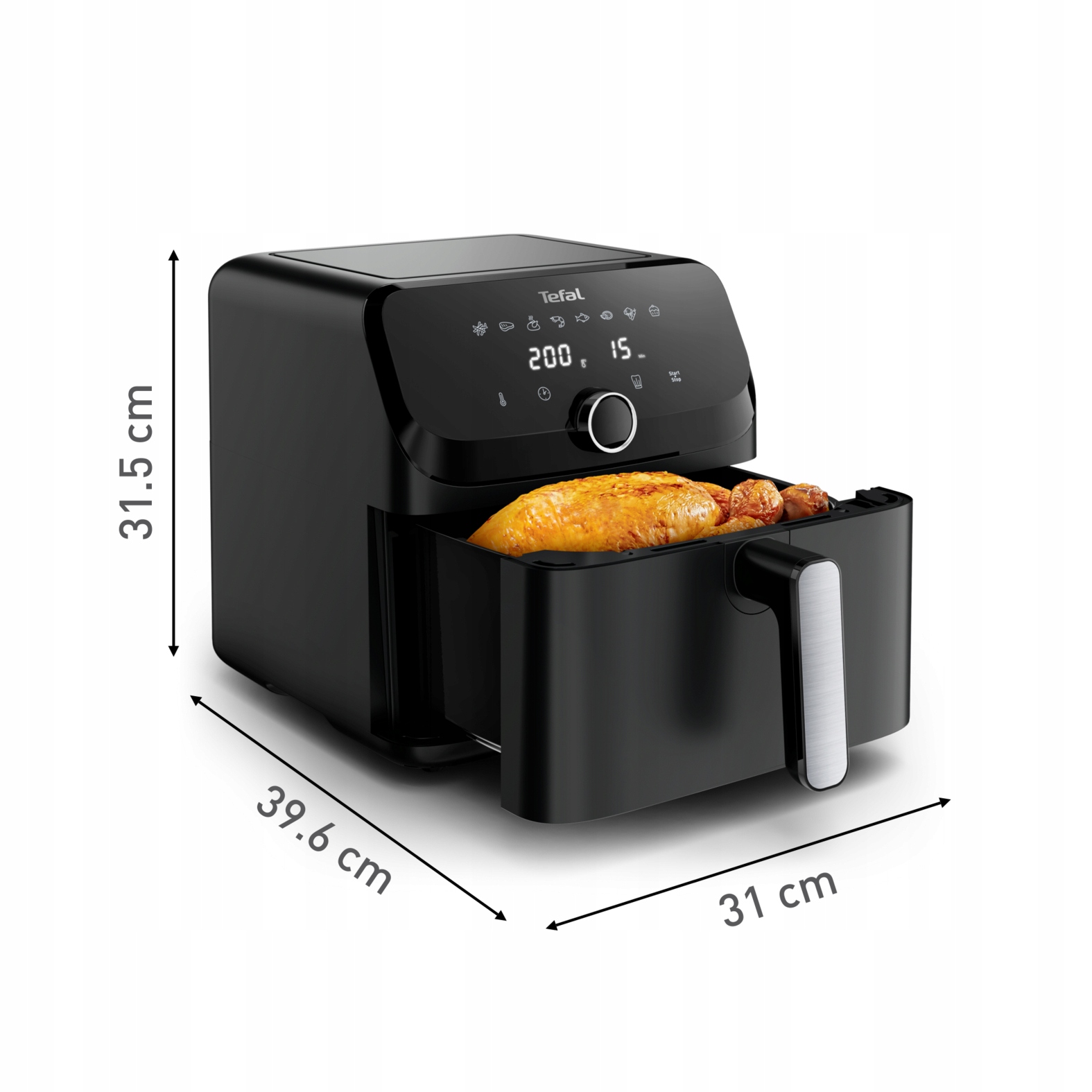 TEFAL Easy Fry Frytkownica Beztłuszczowa EY8558E0 Czarna — miniatura 11