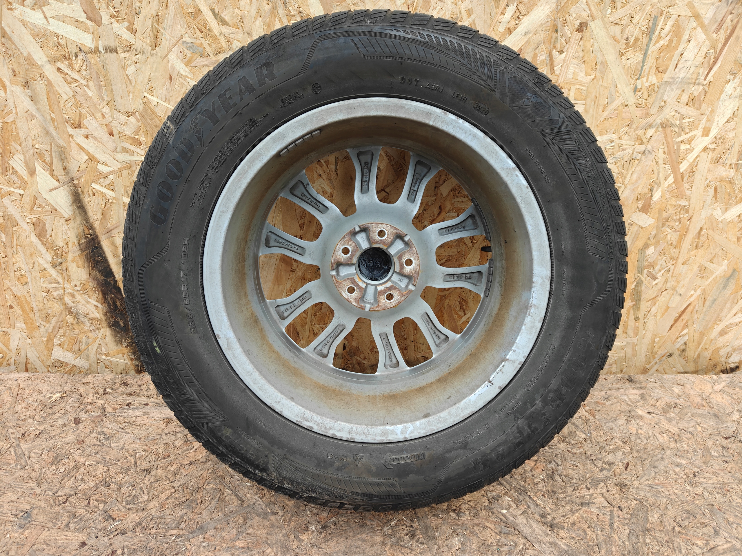 wheels discs JEEP COMPASS II LIFT 52142689 GOODYEAR VECTOR 4 235 60 17