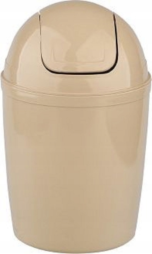 

Kosz uchylny mini beż 1,6 L na biurko do łazienki