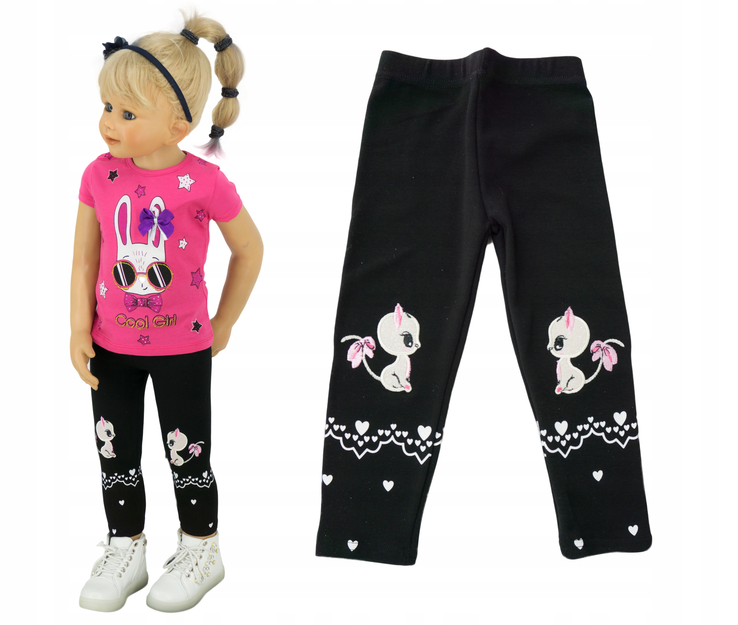 

KR081 Getry legginsy kotki rozmiar 98/104