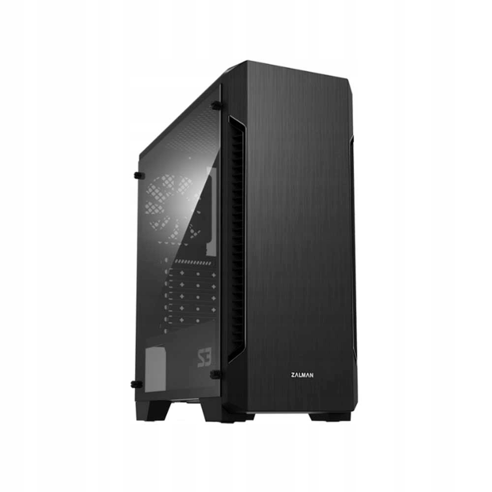 Zalman skříň S3 Tg Middle tower Atx Usb 3.0 Usb 2.0 temperované s