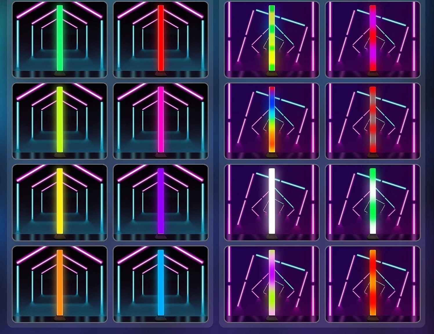 2 x Light Bar Lampka Monitor TV FRGB oświetlenie ambient TUYA WiFi Napięcie 5 V