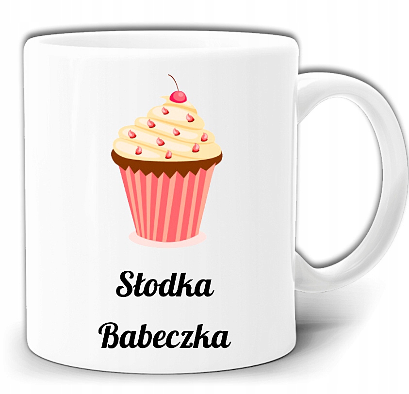 

Słodka Babeczka Śmieszny Kubek + Pudełko GW384