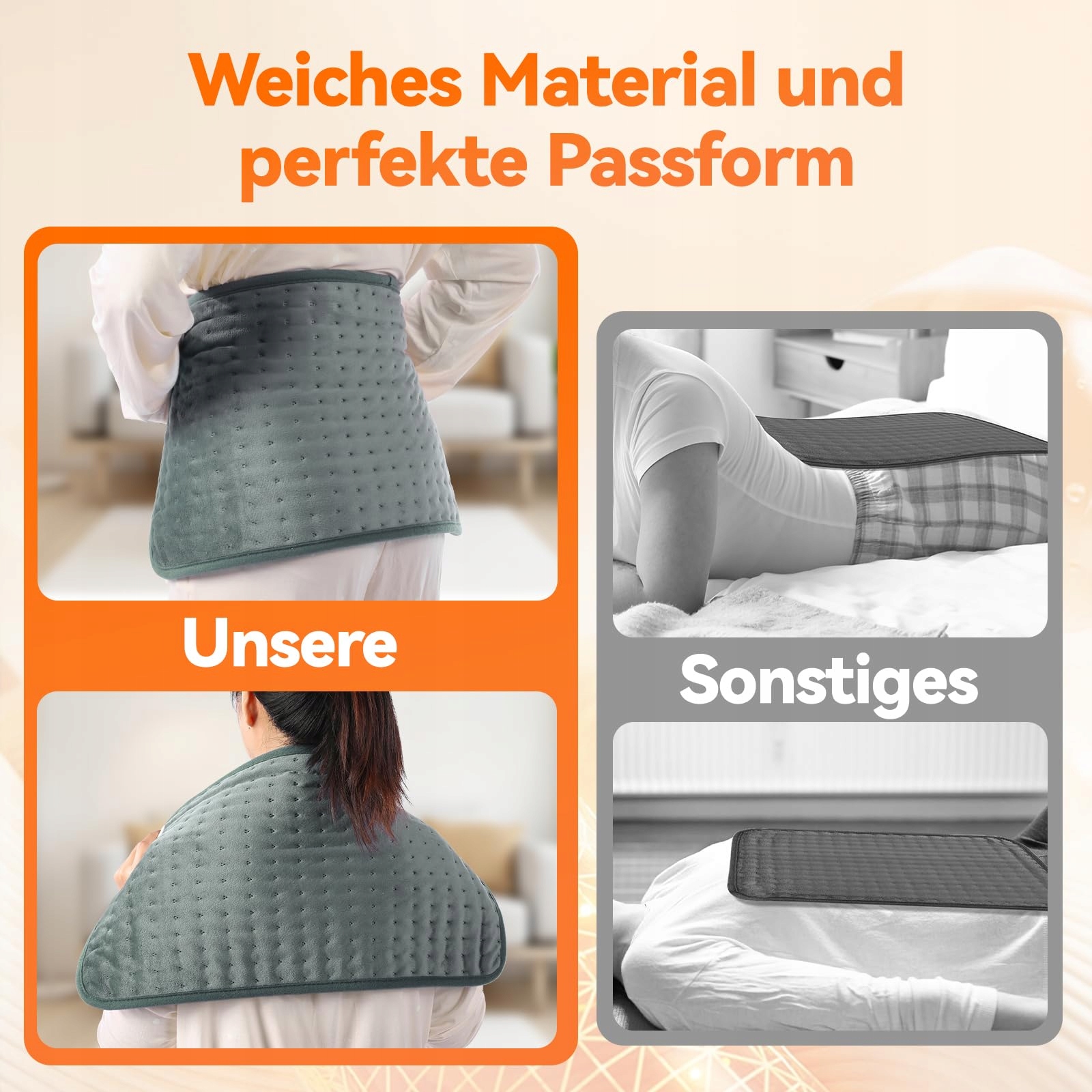 ONEAMG Electric Pillow with Auto-Off, 6 Levels, 30x60 cm — miniatura 9