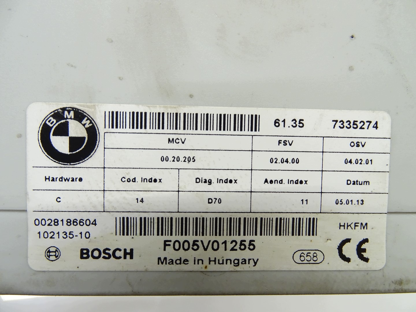 modul bedienteil heckklappe kofferraum BMW X5 7335274