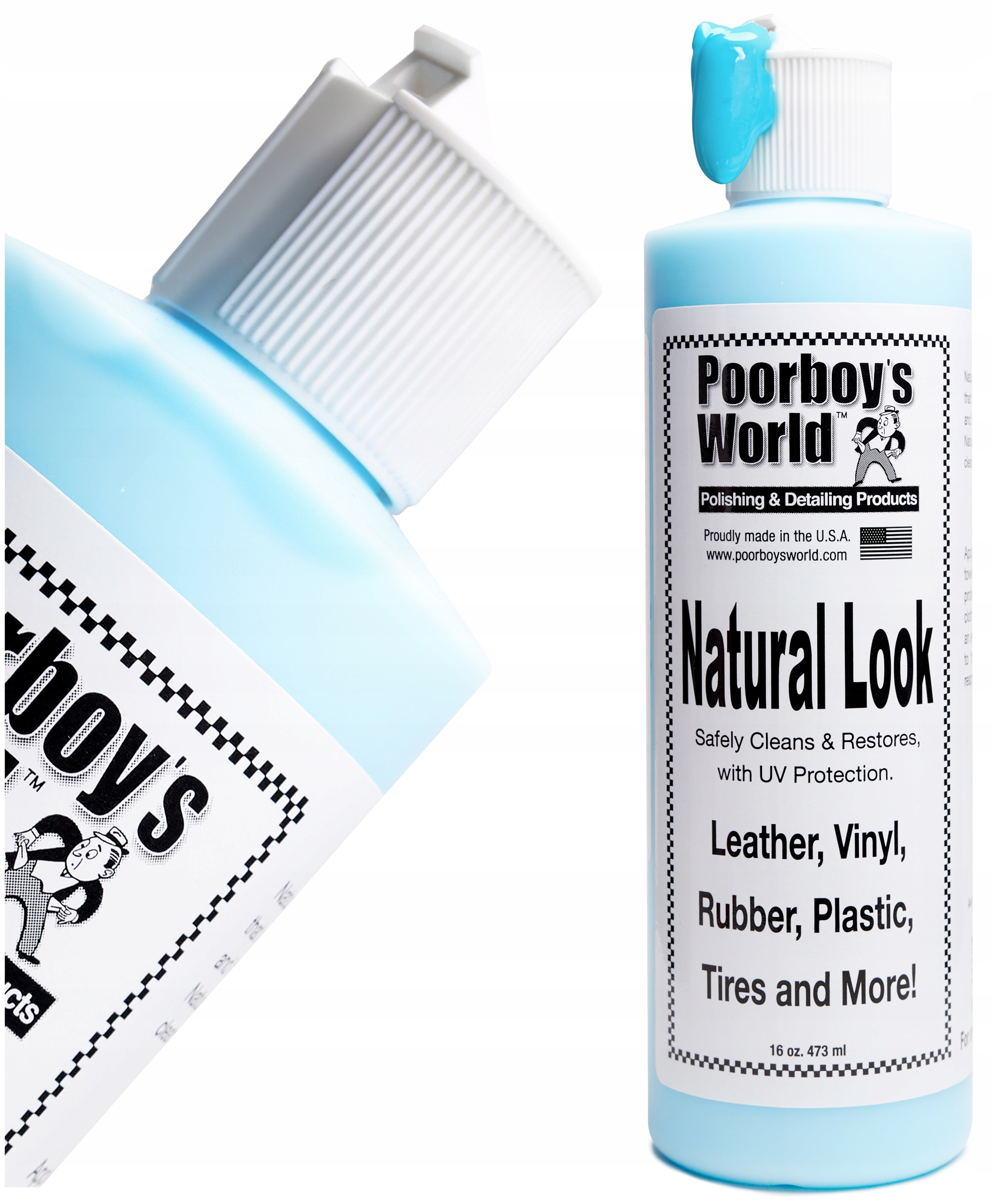 Dressing Do Wnętrza Poorboy's Natural Look 473ml Do Plastików Gumy Winylu