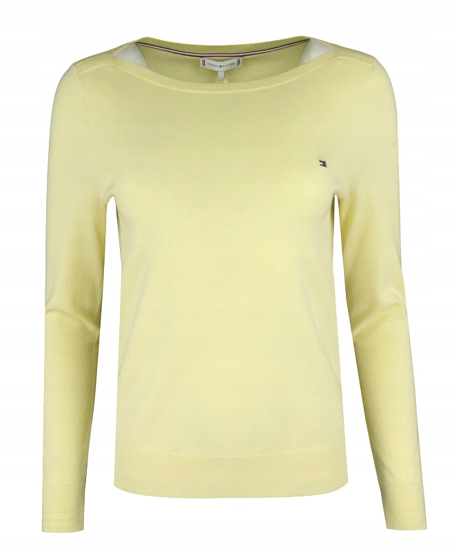 Tommy Hilfiger dámský svetr, bavlněný, žlutý, M