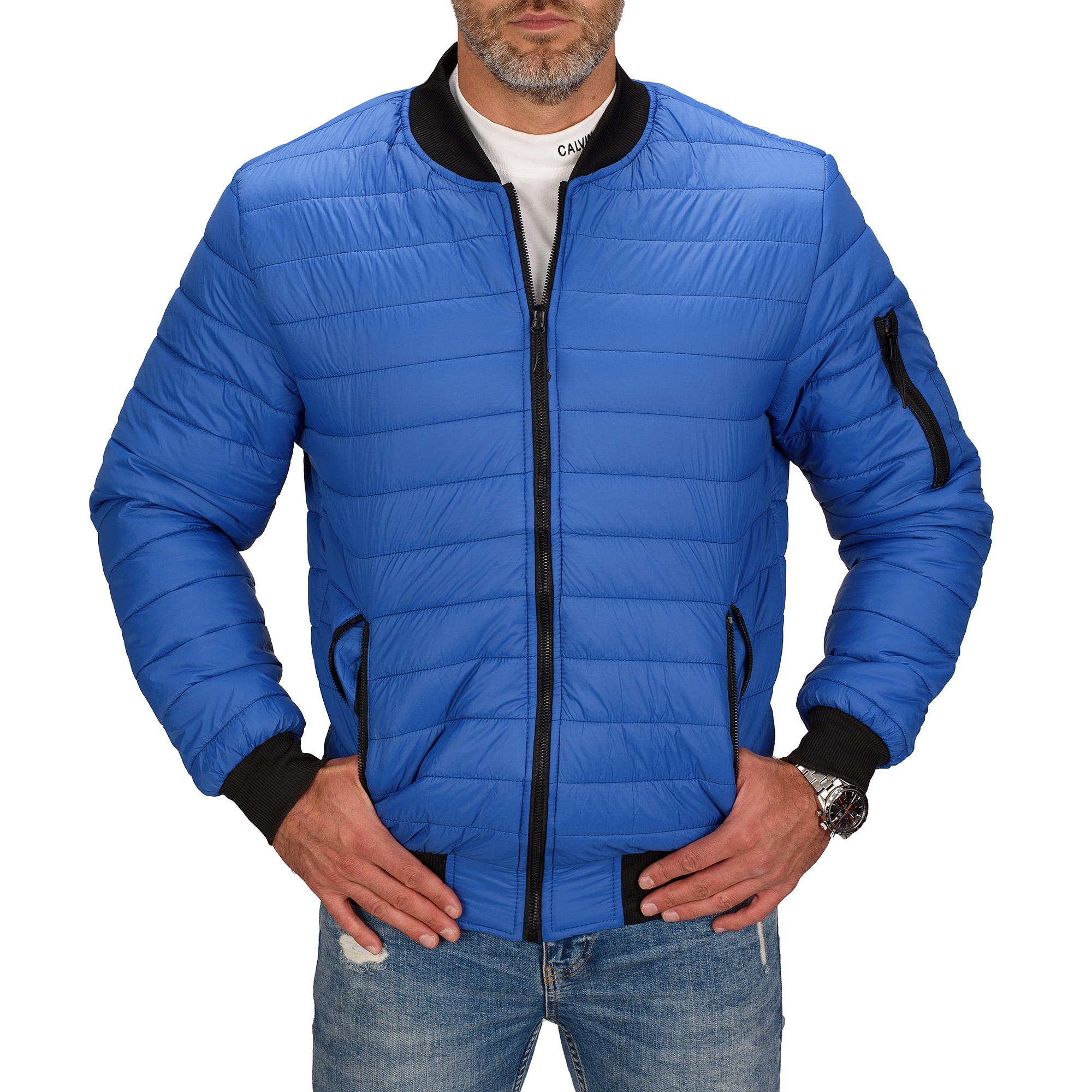 

KR02 roz. L Kurtka Męska Bomber Jacket Pikowana