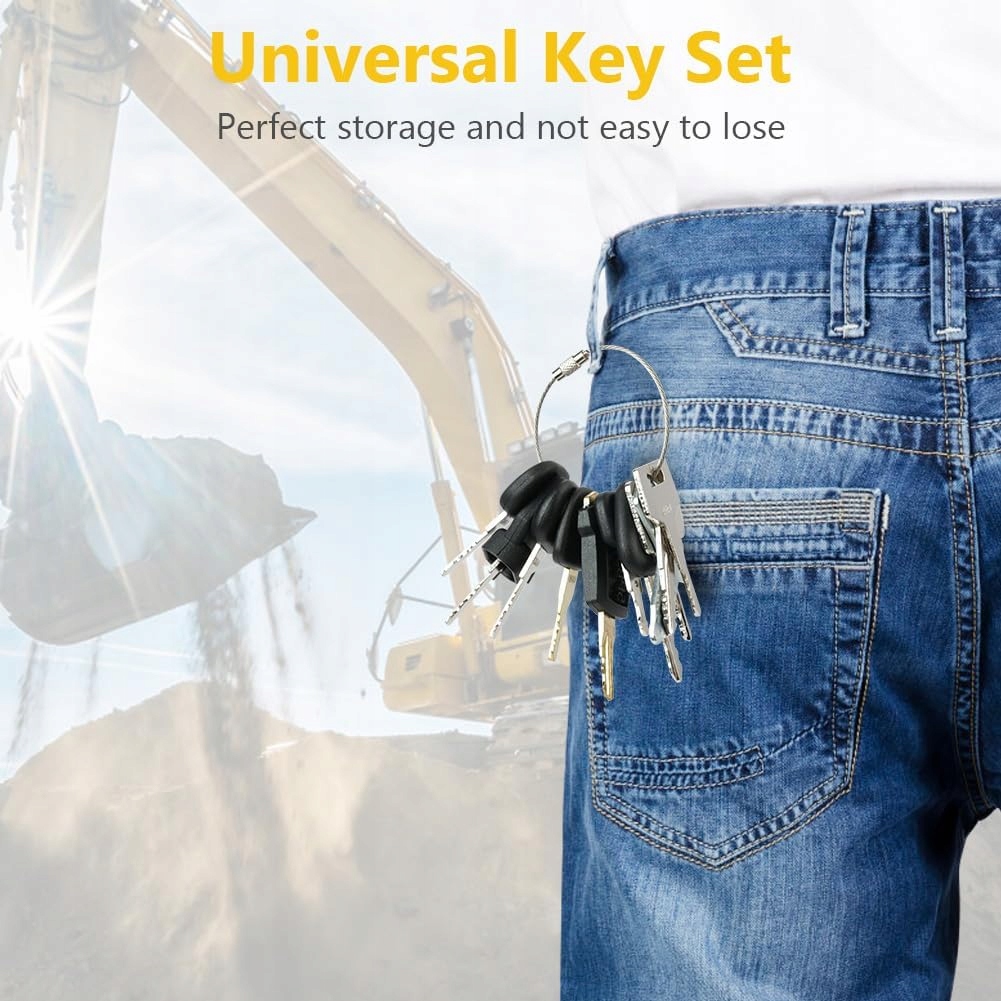 ZESTAW UNIWERSALNYCH KLUCZY ZAPŁONOWYCH 12 SZTUK Kod producenta ZAPASOWE KLUCZE SPYCHACZA CIĘŻKIEGO SPRZĘTU