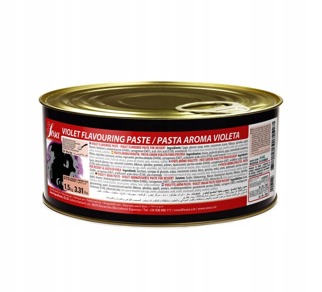 Fialková pasta Koncentrát fialkové pasty Sosa 1,5 kg