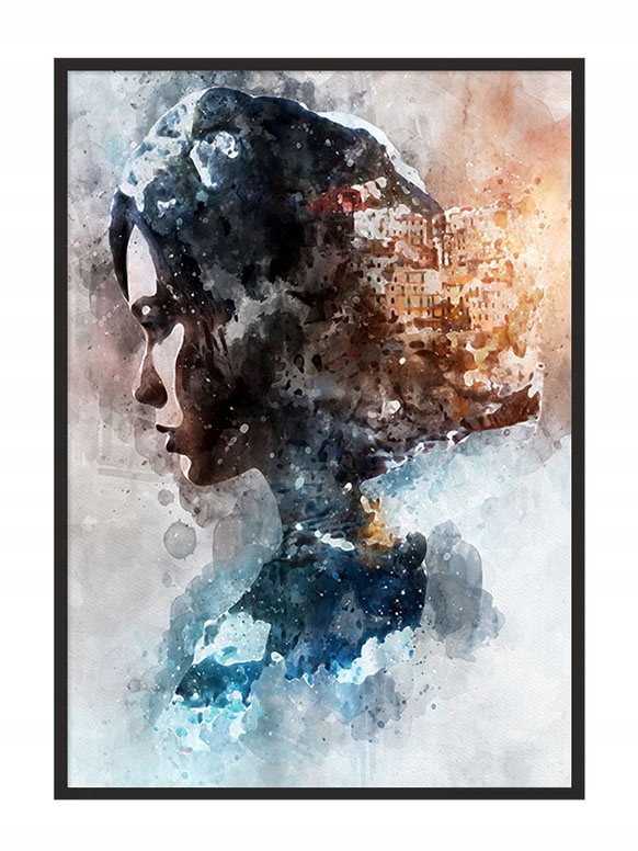 

Obraz Plakat W Ramie 53x73 cm Dziewczyna P769